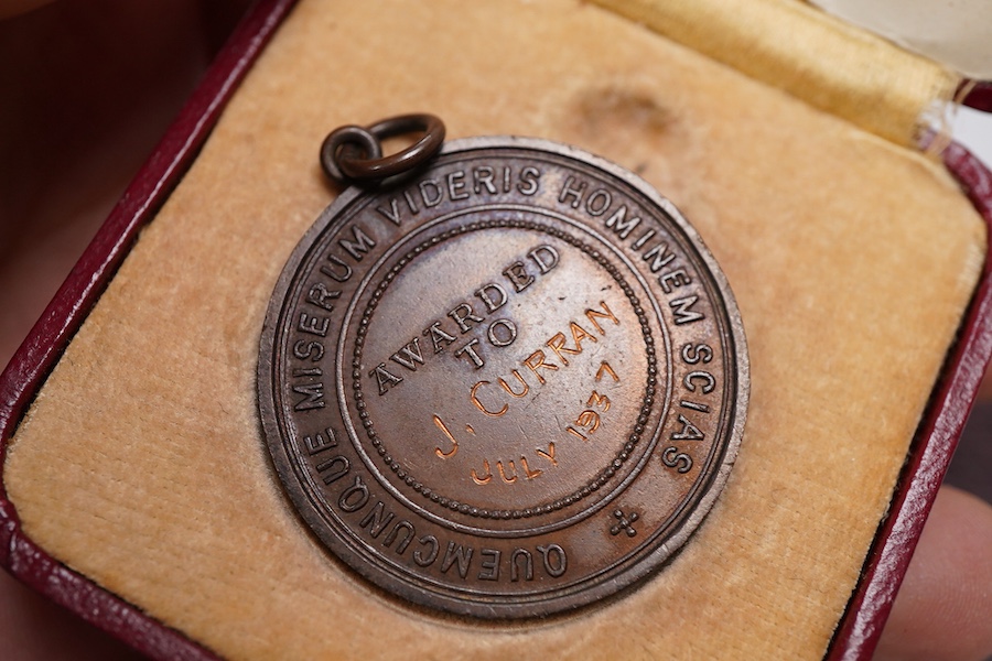 A group of silver etc. medals